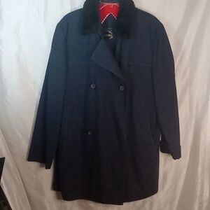 Swallow fine in the rain vintage raincoat small/medium